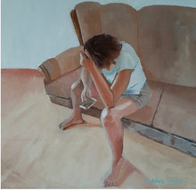 Load image into Gallery viewer, He Can’t Breathe | Original oil painting