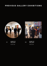 Load image into Gallery viewer, Artist Portfolio Template - Canva Editable Art Catalogue - Digital Download