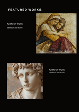 Load image into Gallery viewer, Artist Portfolio Template - Canva Editable Art Catalogue - Digital Download